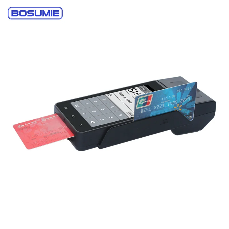 

4G WIFI Android Handheld POS Payment EDC Card Swipe Machine With Printer GPS Electronic Banking POS Z90