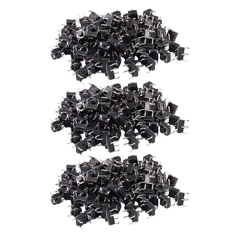 

Hot-300Pcs DIP Through Hole SPST мгновенная фотосессия 6X6X5 мм