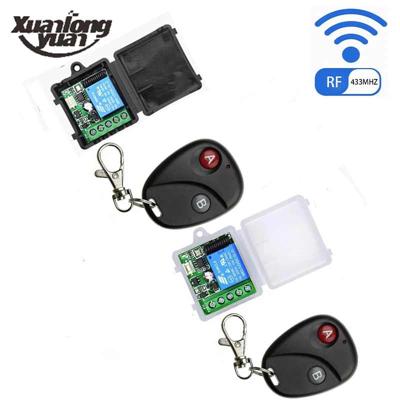 Горячий беспроводной радиочастотный пульт дистанционного управления 433 МГц 12 В