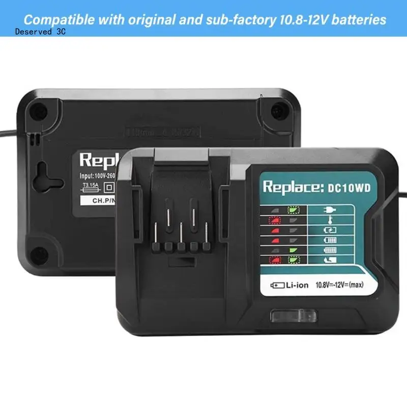 Адаптер для зарядки литиевой батареи DC10WD BL1021B BL1041B BL1016