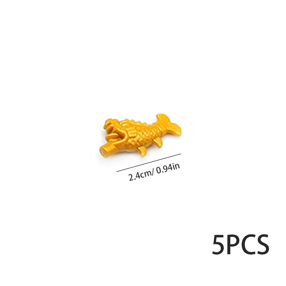 5 шт. MOC карп зверь Бога строительный блок игрушка архитектурный корс украшение