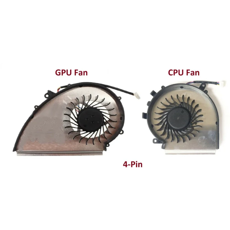 Вентиляторы охлаждения процессора и графического для MSI GE72VR GP72VR GP72MVR 4-контактный