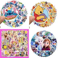 50pcs cartoon stickers cute winnie the pooh graffiti stickers portable suitcase waterproof sticker toys
