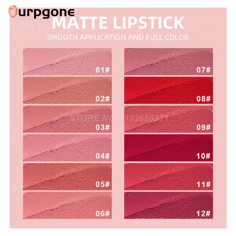 

Lip Contouring Crayon Lipstick Pencil Non-stick Cup Velvet Matte Lipstick 6 Colors Set Waterproof Lipstick Pen Lips Makeup
