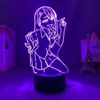 led lamp anime dont toy with me miss nagatoro for room decorative light fans birthday gift color changing manga led night light