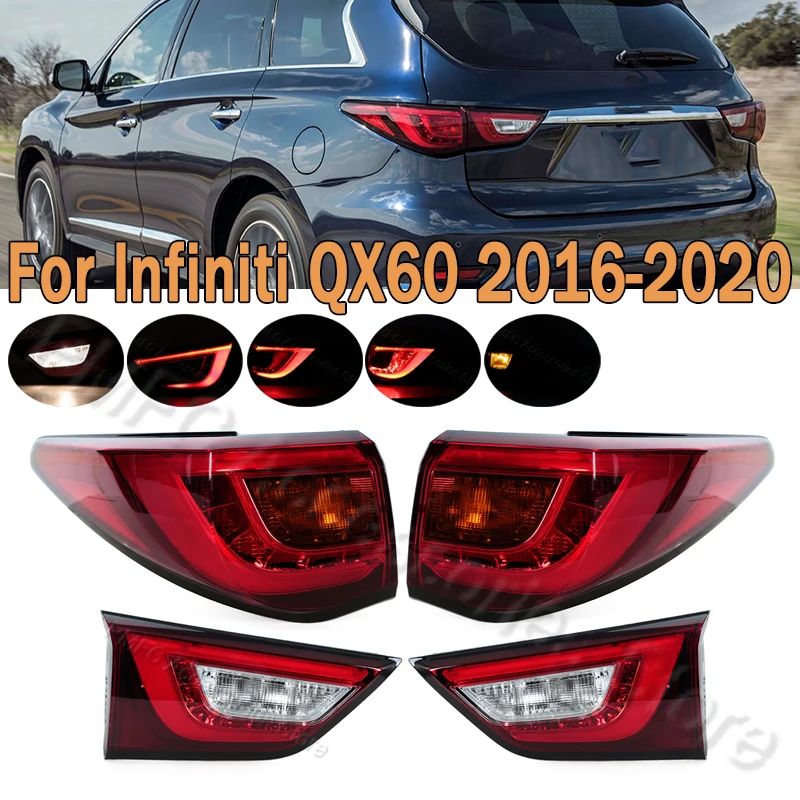 Задний фонарь в сборе для Infiniti QX60 2016-2018 2019 2020 26545-9NC0A 26555-9NC0A