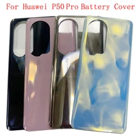 battery cover rear door case housing for huawei p50 pro back cover with logo adhesive sticker replacement parts