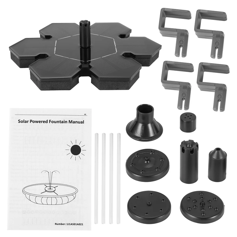 Солнечный фонтанный насос Насос для фонтана на солнечной энергии птичьей ванны