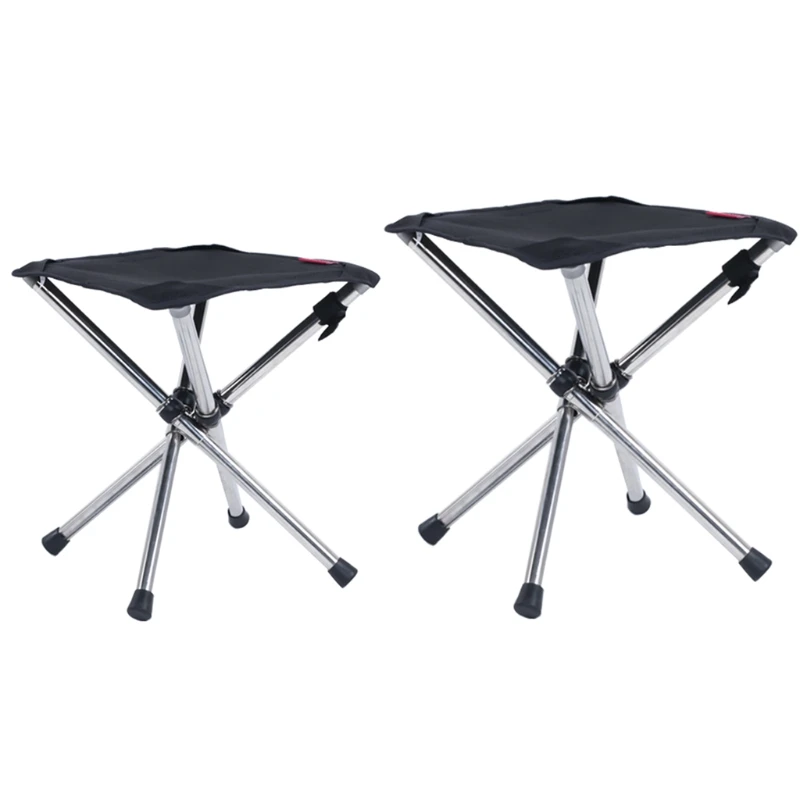 

Light Outdoor Fishing Chair by Strong Stainless Steel Oxford Folding Small Size Chair Camping Hiking Chair for SEAT