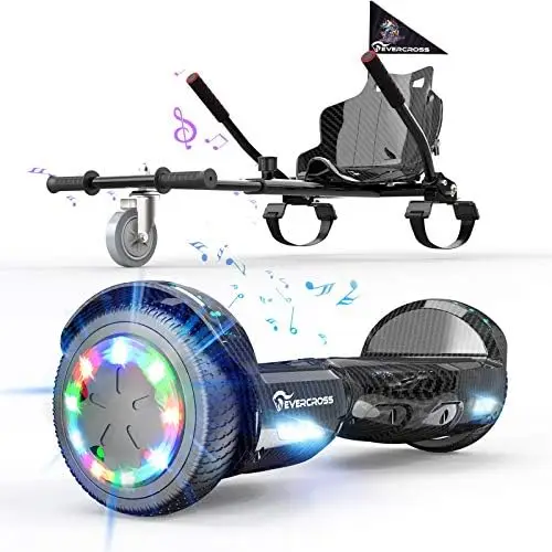 

Hoverboard, Hoverboard for Adults, Hoverboard with Seat Attachment, 6.5" Hover Board Self Balancing Scooter with Bluetooth S