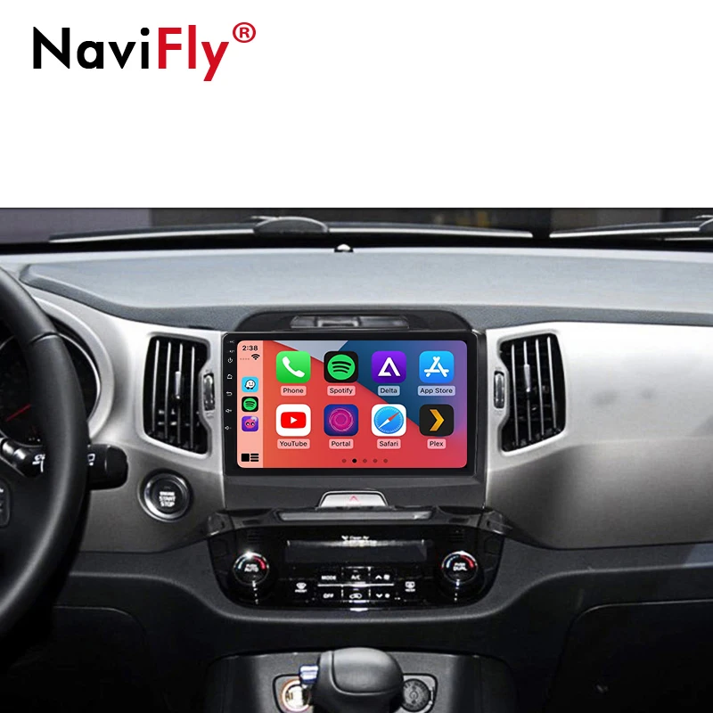 NaviFly 7862C 8G 128G Android все в одном автомобиль интеллектуальная система для Kia Sportage 3 SL 2010