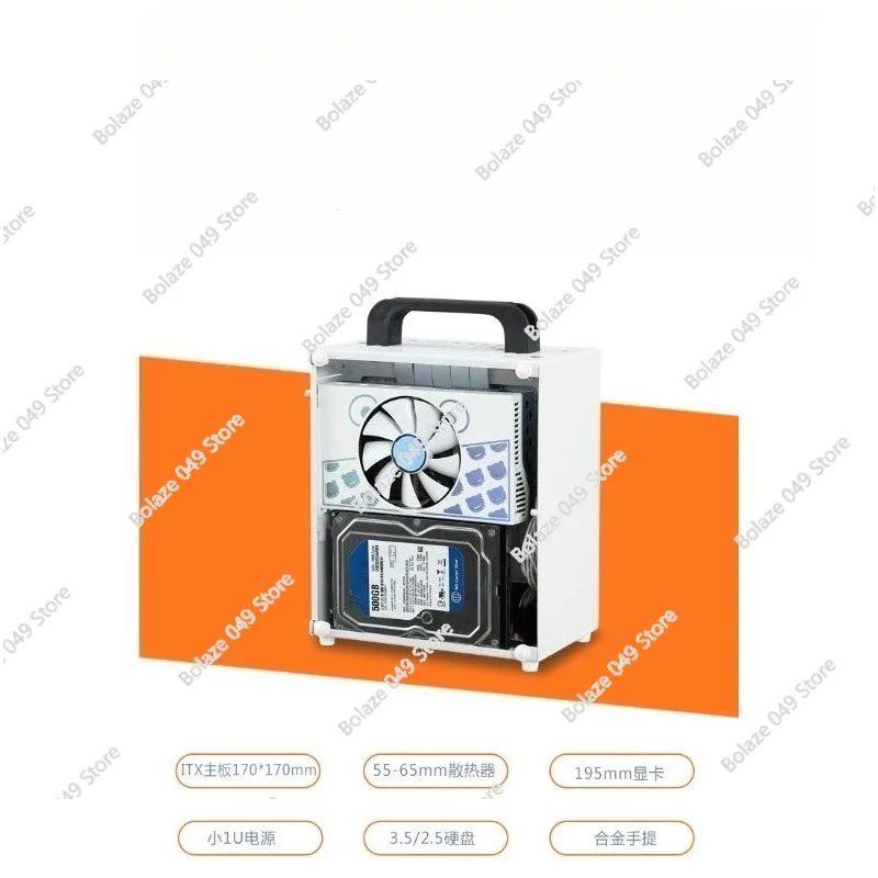 Фото G40 Mini ITX Маленький чехол A4 Ручной ноутбук Настольный компьютер M24 SGPC K39 №3
