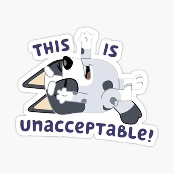 Это неприемлемо 5 шт. наклеек для декора забавные аниме наклейки ноутбука бампера