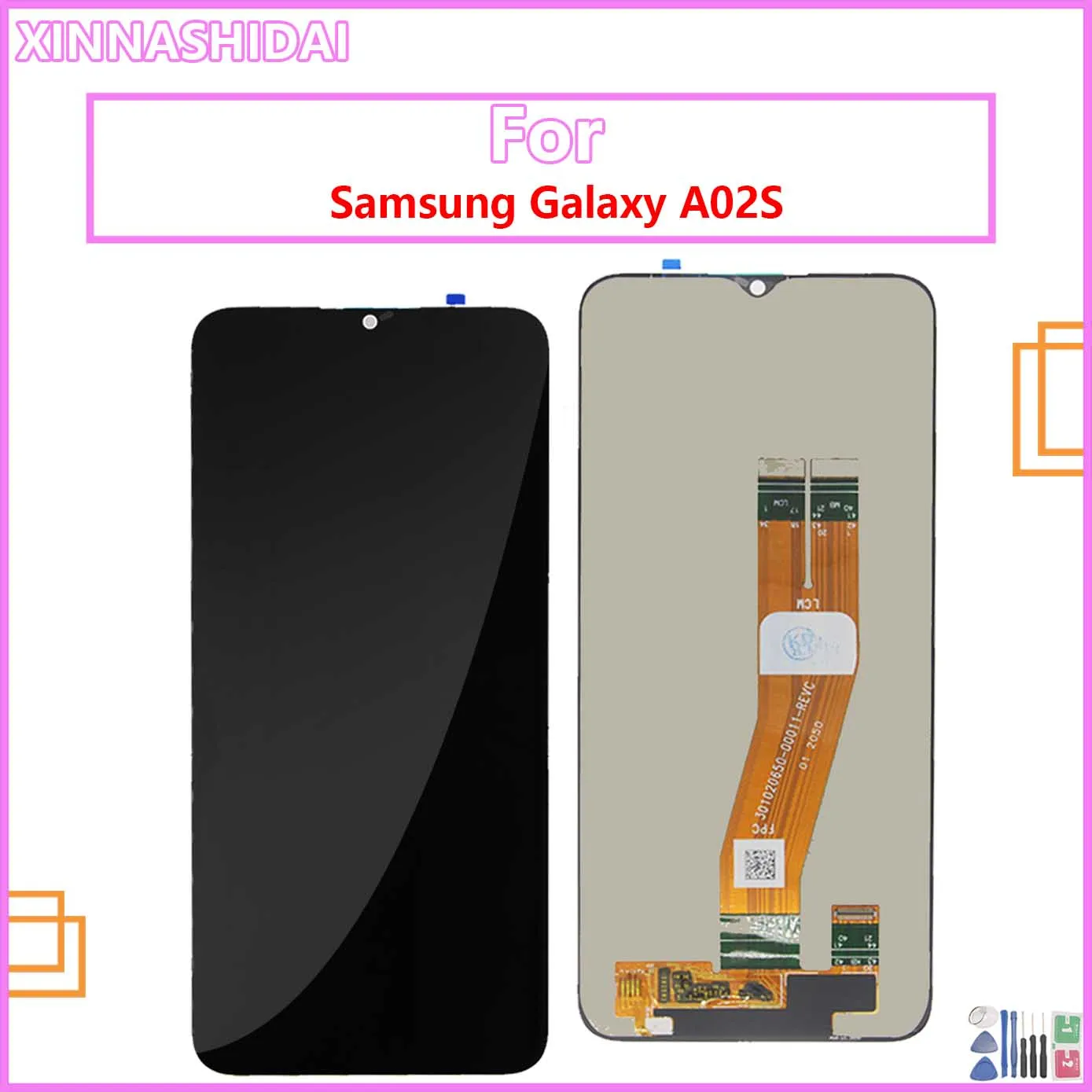 

ЖК-дисплей 6,5 дюйма для Samsung Galaxy A02s, сенсорный экран, дигитайзер для Samsung Galaxy A02s, ЖК-дисплей с рамкой