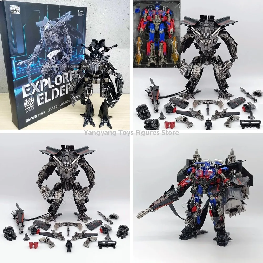Фото Трансформируемая модель Baiwei Jetfire Skyfire Commander OP TW1103 TW1022 SS35 SS102, комбинированный деформируемый робот, аниме-фигурка №1