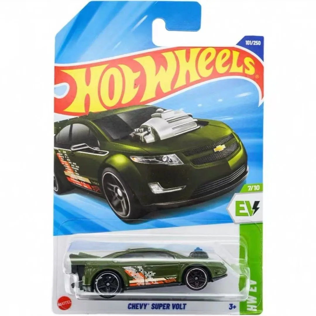 Фото Горячее колесо 2025EC HW EV TESLA MODEL S PLAID SILEVRADO EV RST CHEVY SUPER VOLT модель автомобиля Игрушка Autobahn Polizei №2