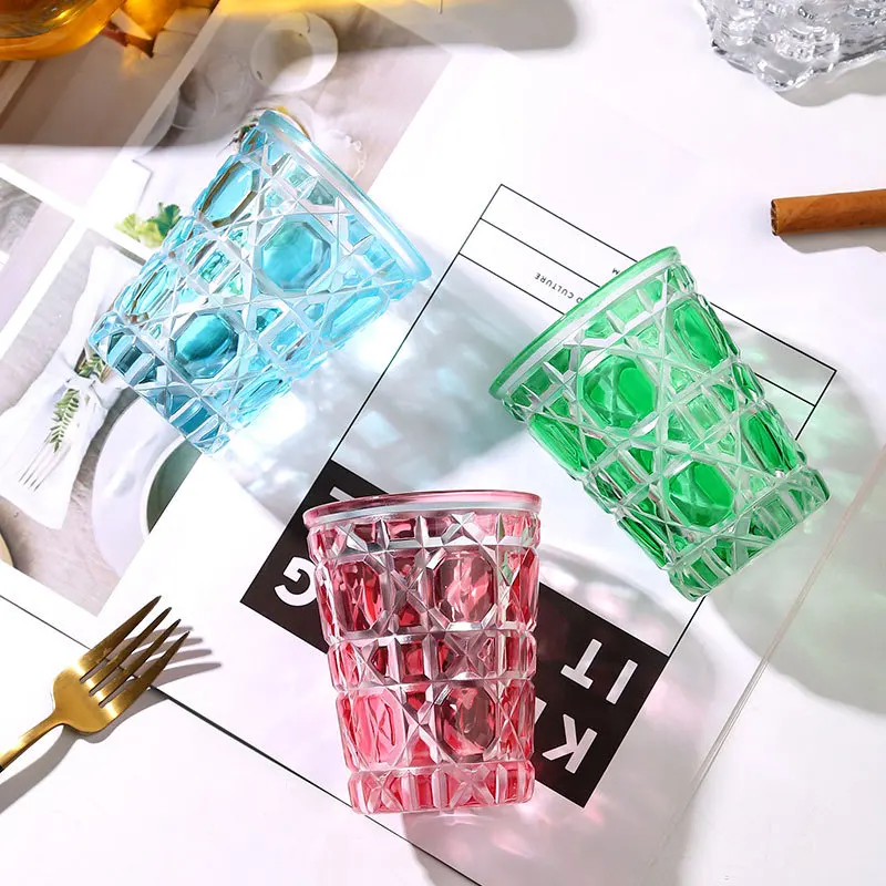 Кружки для чая и виски в клетку 300 мл |