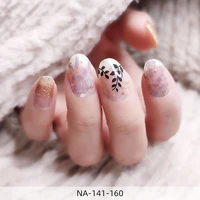 2pcs japanese plant series nail enhancement stickers nail full paste finished nail oil film self adhesive nail enhancem sticker