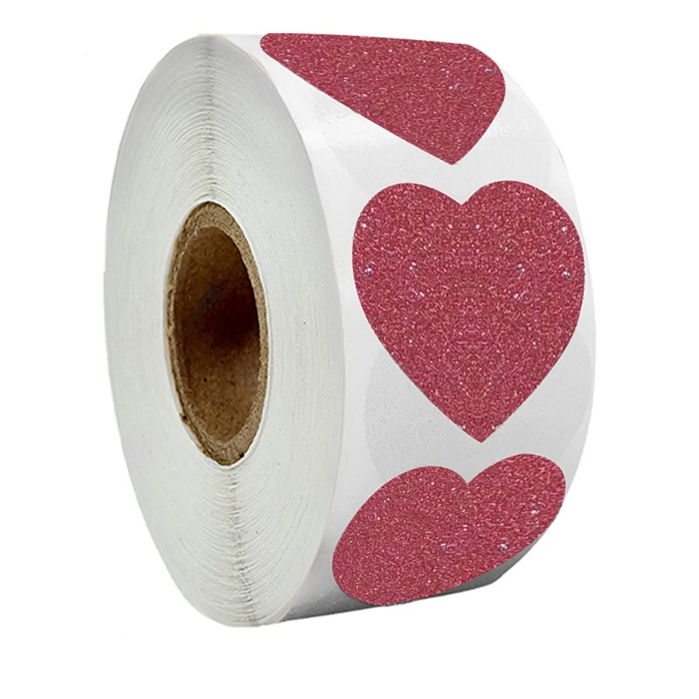 

Набор сердечных наклеек