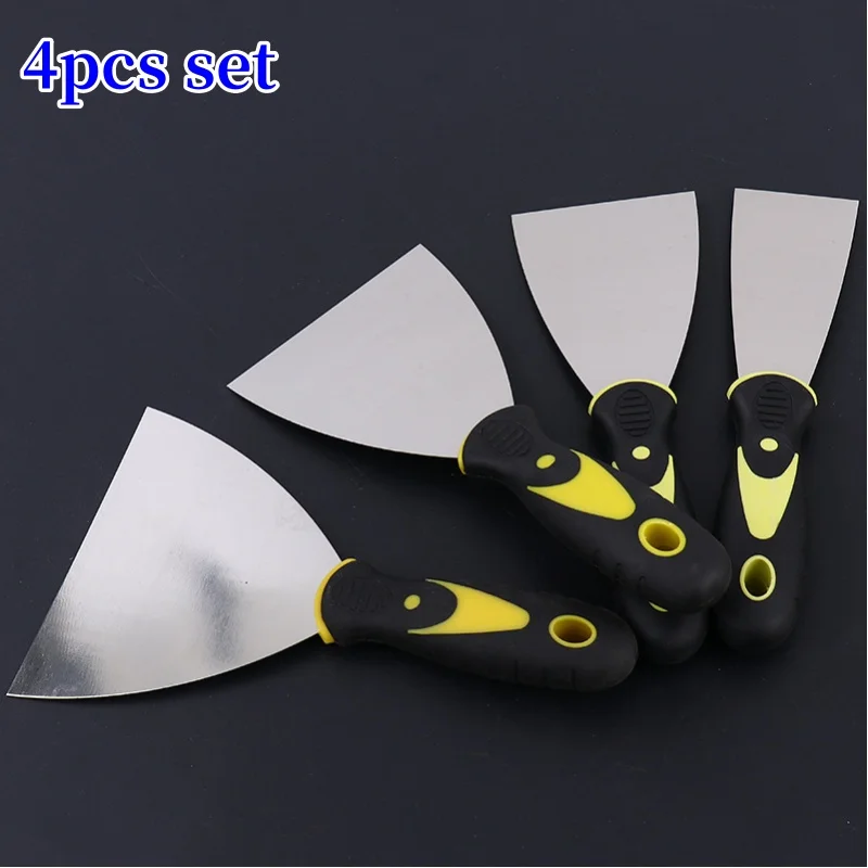 Набор из 4 шт. ножей для шпатлевки набор скребок глины инструмент украшения стены