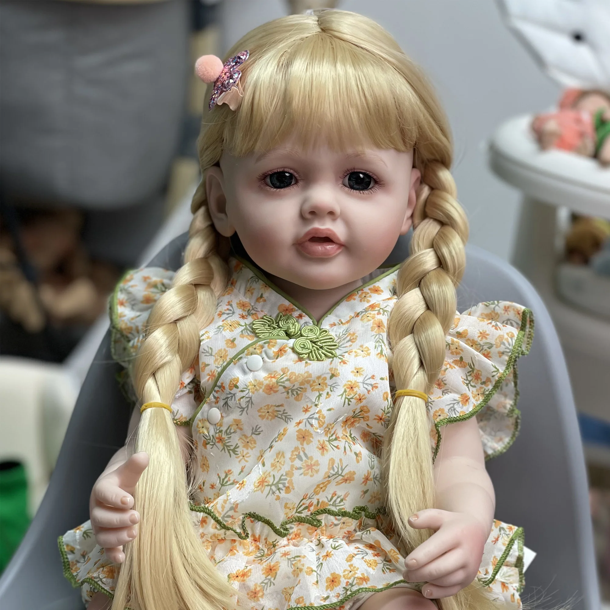 

Кукла новорожденная Реалистичная, 55 см, 55 см