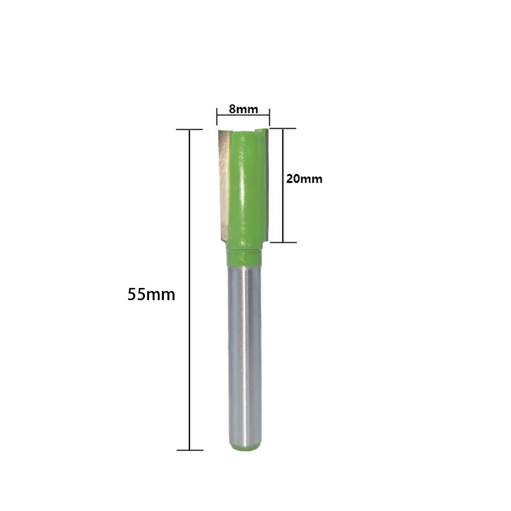 

1Pc 6mm Shank Milling Cutter Single Double Flute Straight Router Bit Tungsten Carbide Milling Cutter Router For Woodworking