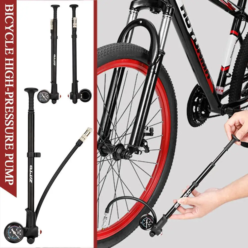 

Bicycle High-pressure Pump Portable Mini Bicycle Inflator Air Pump Extension Hose Basketball Toy Inflatable Tube Bike Accessary
