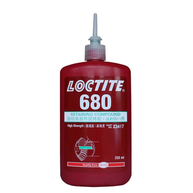 Аэробно-клей 250 мл Loctite 648 638 680 Металлическое машинное уплотнительное средство для подшипников 601 603 609 620 Клей для крепления деталей цилиндра.