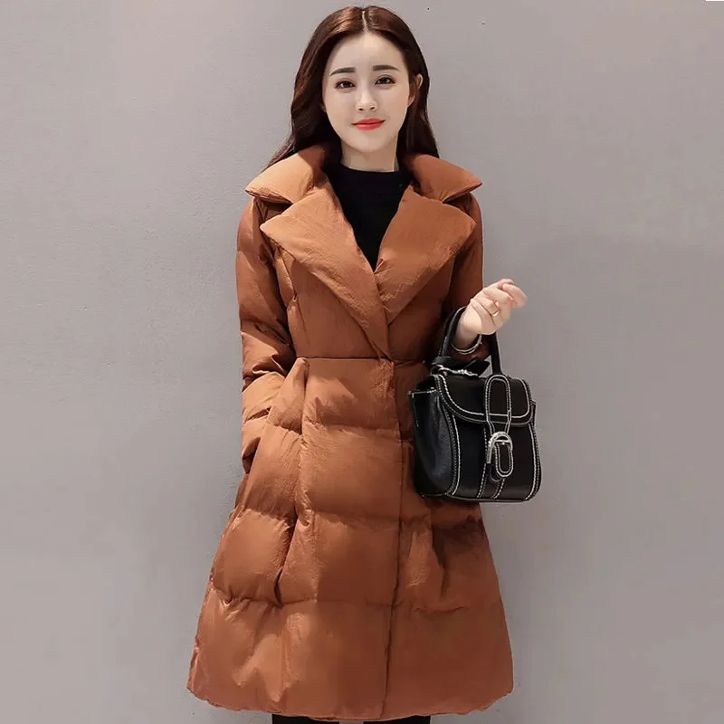 2023 New Fashion Winter Jacket Women Parka Warm Outwear Padded Cotton Jacket Coat Womens Clothing Parkas Manteau Femme