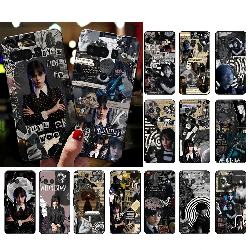 

Phone Case for Google Pixel 7 Pro 7 6A 6 Pro 5A 4A 3A Pixel 4 XL Pixel 5 6 4 3 XL 3A XL 2 XL Wednesday Addams Case