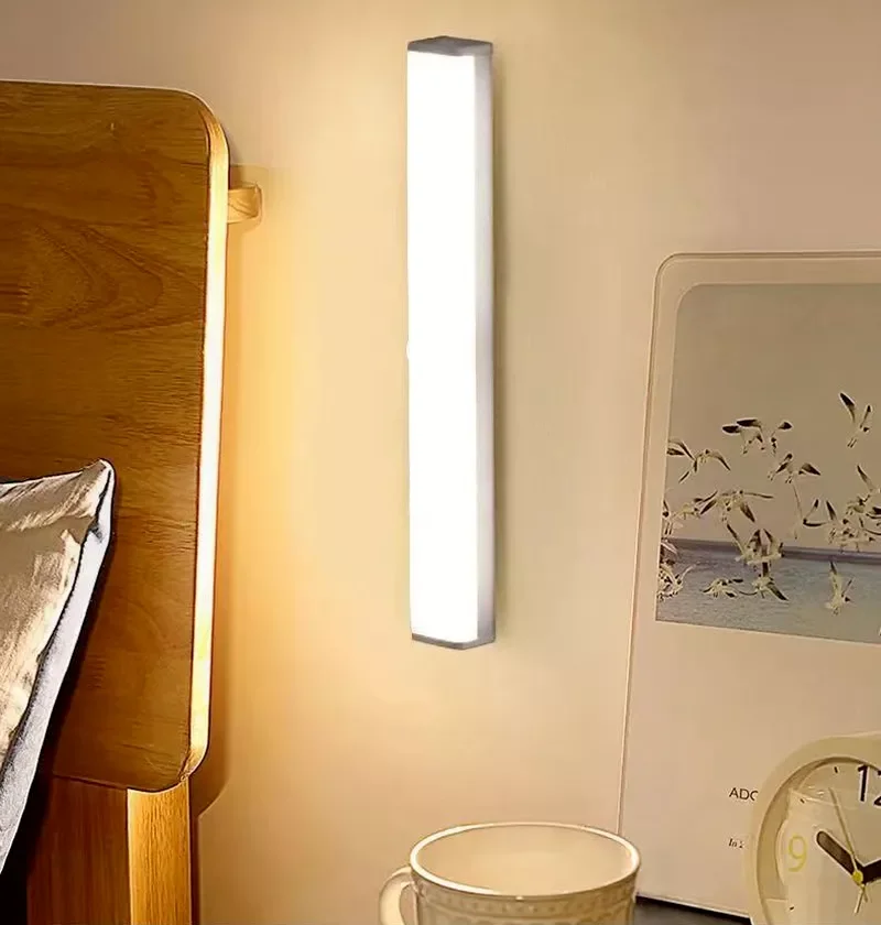 

Motion Sensor Wireless LED Night Lights Bedroom Decor Light Detector Wall Decorative Lamp Staircase Closet Room Aisle Lighting