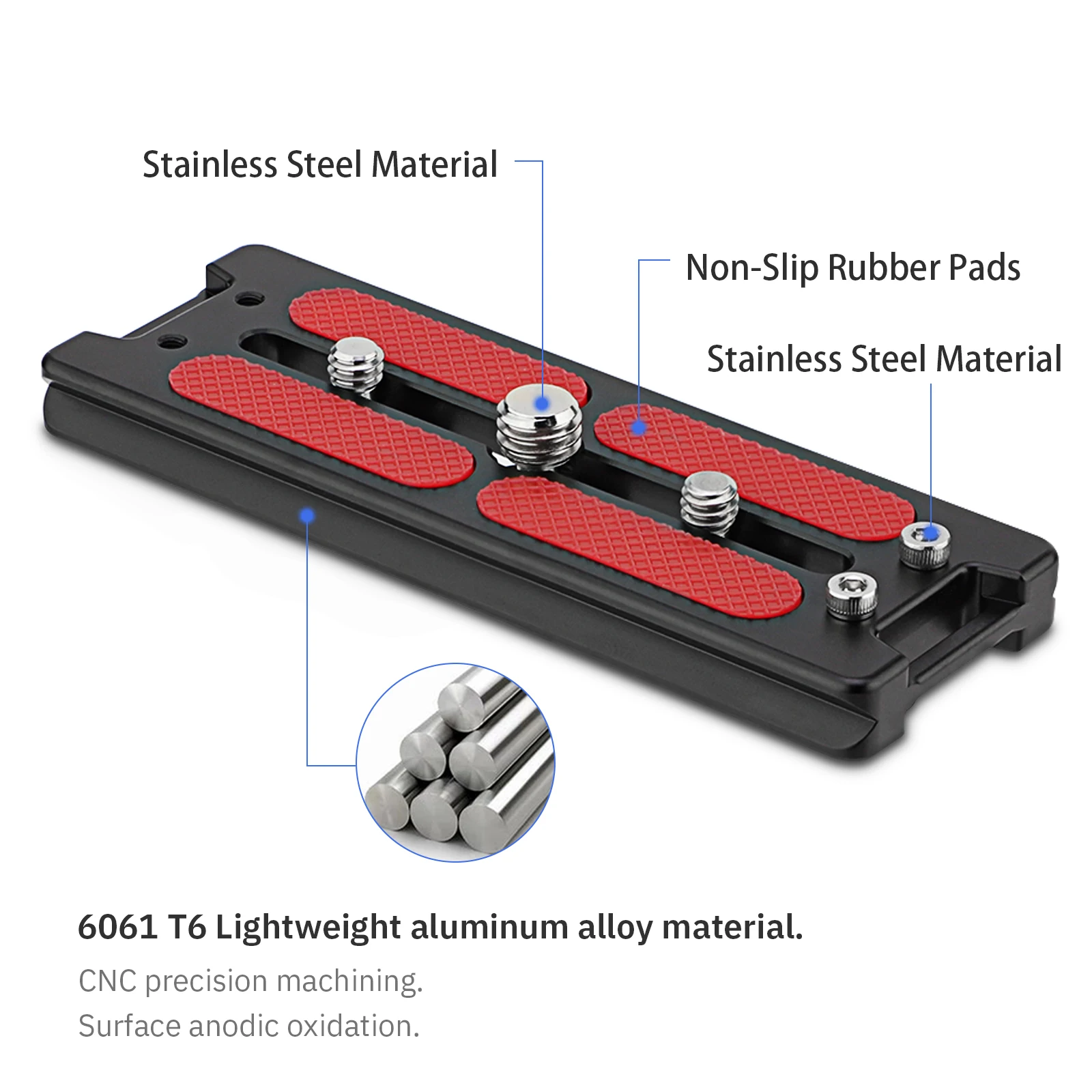 Haoge HQR-110 Штатив Arca Plates 110 мм Универсальная быстросъемная пластина Swiss для штатива с