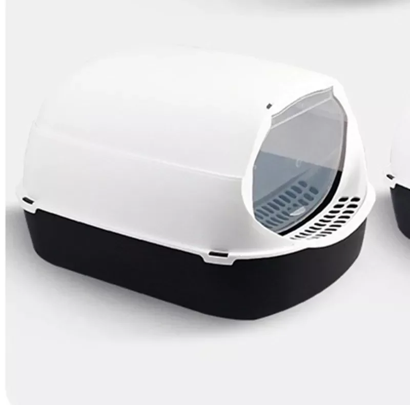 

2023New Fully Enclosed Cat Potty Pet Litter Box Deodorant Kitty Splash-proof Toilet Indoor Cleaning Sand Potty Cleaning Cat Supp
