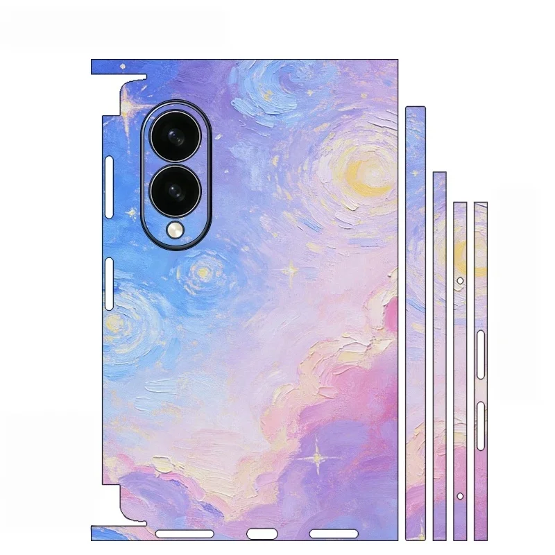 Фото Защитные наклейки OSCAR против царапин для Samsung Galaxy Z Fold8ultra 8 7 6 5 4 3 Защитная пленка для задней панели №2