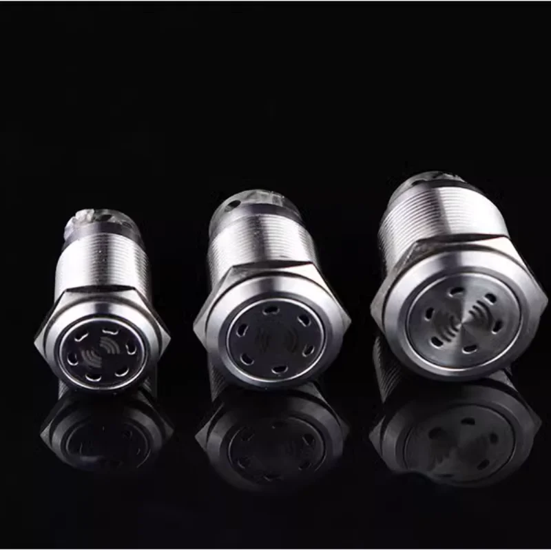 

Металлический зуммер 16/19/22 мм, 12 В, 24 В, прозрачный базовый звук и фото, встроенный металлический водонепроницаемый зуммер, высокий децибел, сигнализация вспышки