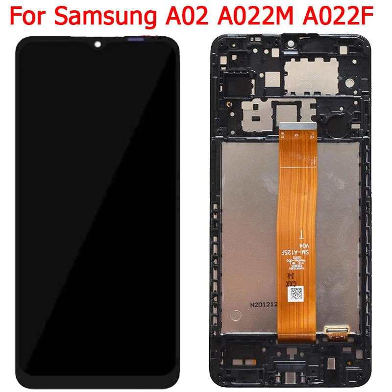 

6,5 "Оригинальный ЖК-дисплей для Samsung Galaxy A02 с рамкой SM-A022F A022F/DS A022M A022U дисплей сенсорный экран Запасные части
