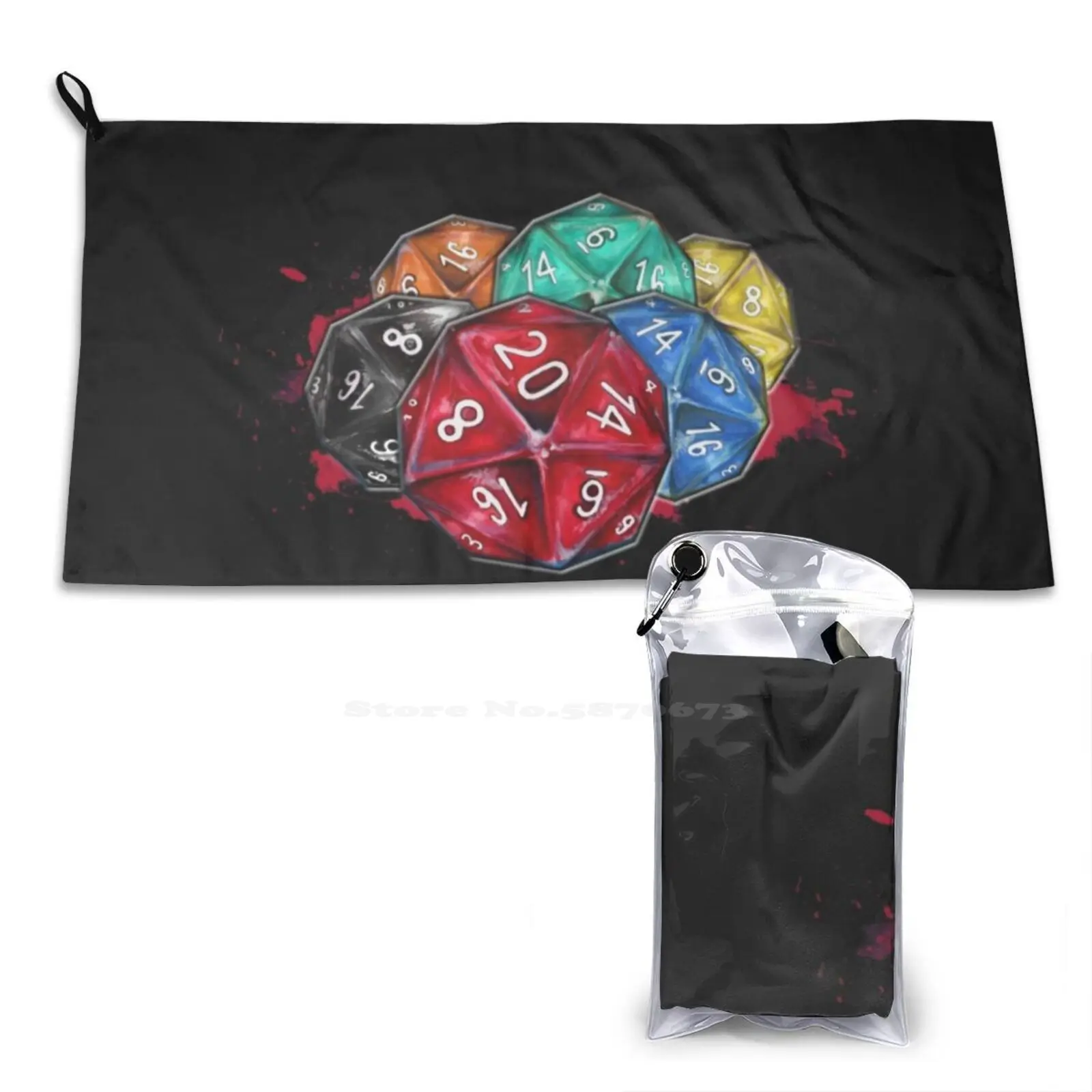 And Rpg Role Play Die Dice Game Old School Critical Hit 20 Roller Player