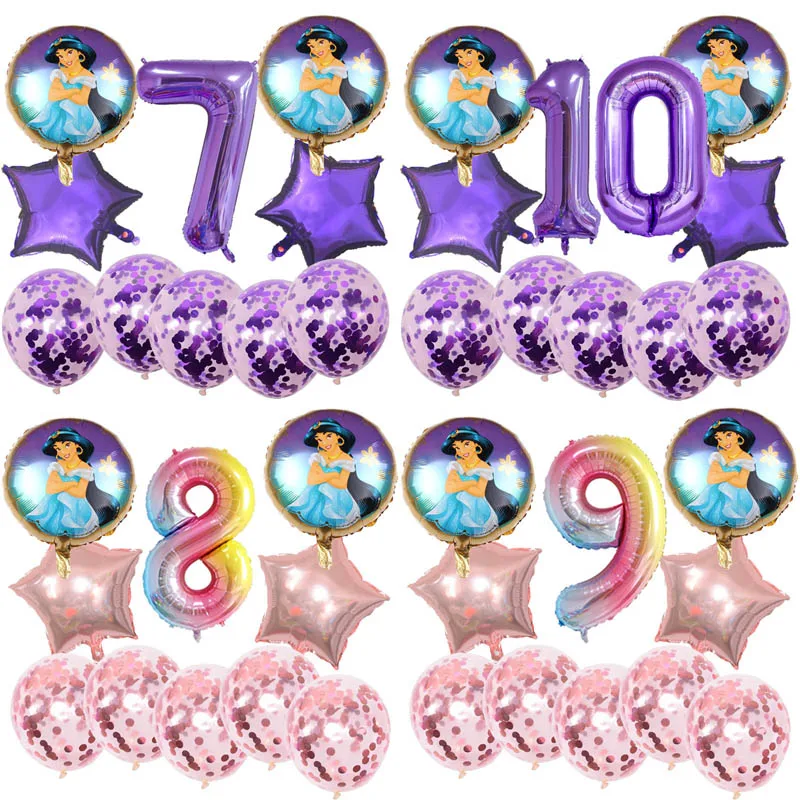 Disney Принцесса Жасмин фольга конфетти для воздушного шара воздушный шар