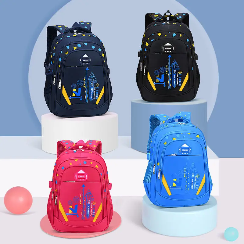 Large Children's Backpack Primary School Girl Back Bag Unisex Orthopedic Backpacks Waterproof Nylon Backpack School 2022