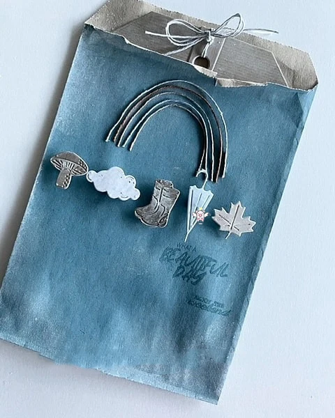 Металлические Вырубные штампы Mmao вырезанная форма осенняя цепочка бирка