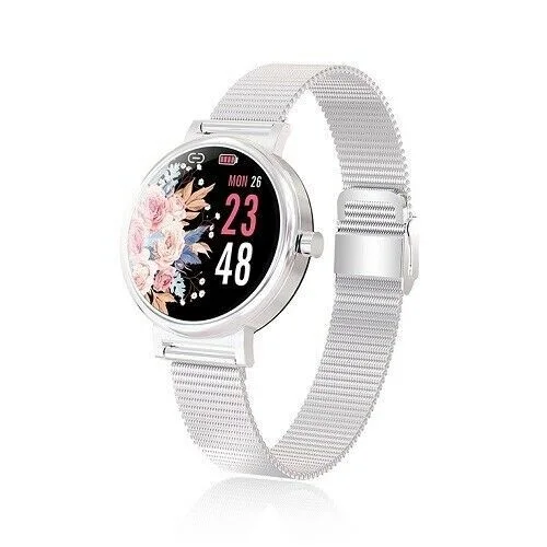 

Водонепроницаемые Смарт-часы Donna LW06 Ip68 Bluetooth уведомления Android E Ios Серебристые