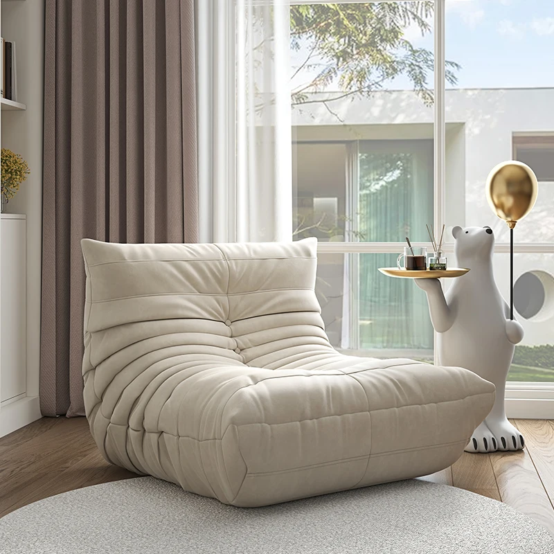 

Vintage Relax Sofa Foam Sponge Minimalist Unusual White Couch Caterpillar Reading Ergonomic Divani Soggiorno Bedroom Furniture