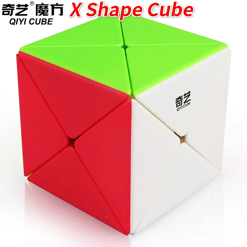 

QiYi Dino Cube 3x3 Magic Speed Cubo Qiyi X Cube Stickerless Professional Puzzle Toys Children's Gifts