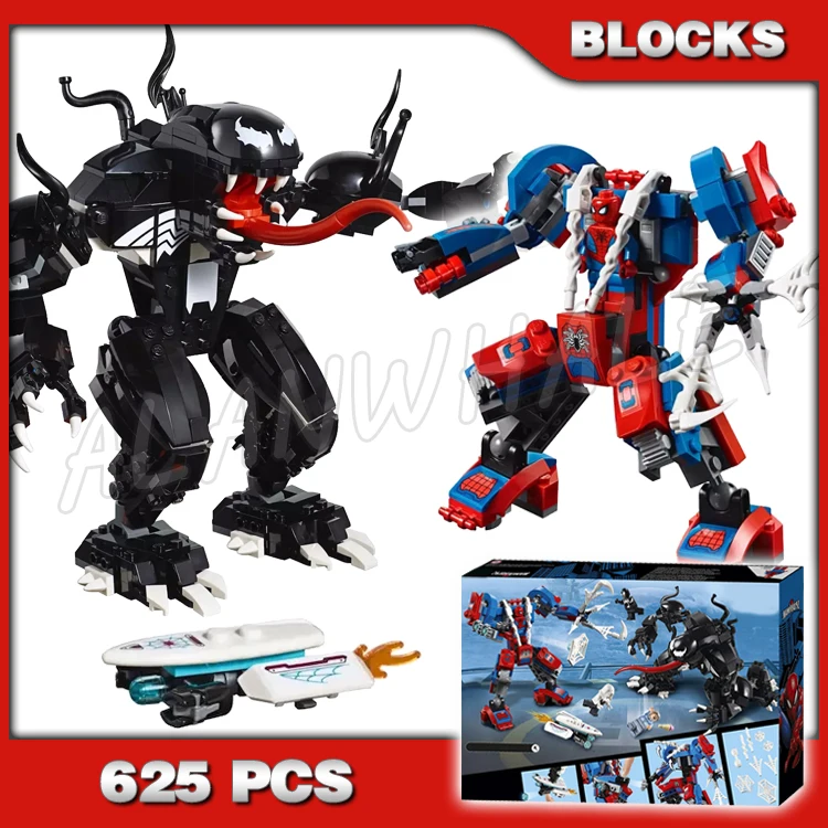 

625 шт., строительные блоки для мальчиков, совместимые с моделью