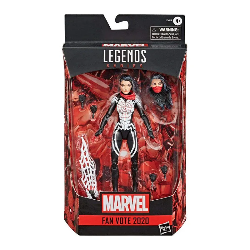 

Hasbro серия Marvel Legends Шелковый веер Vote 2020 шелковая фигурка Marvel модель игрушки 6 дюймов