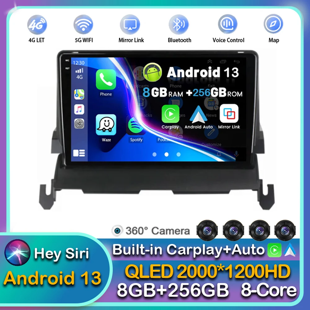 

Автомобильный радиоприемник Android 13 Carplay с Wi-Fi и 4G для Dodge Journey 2009-2012 мультимедийный GPS видеоплеер стерео 2din DVD DSP головное устройство