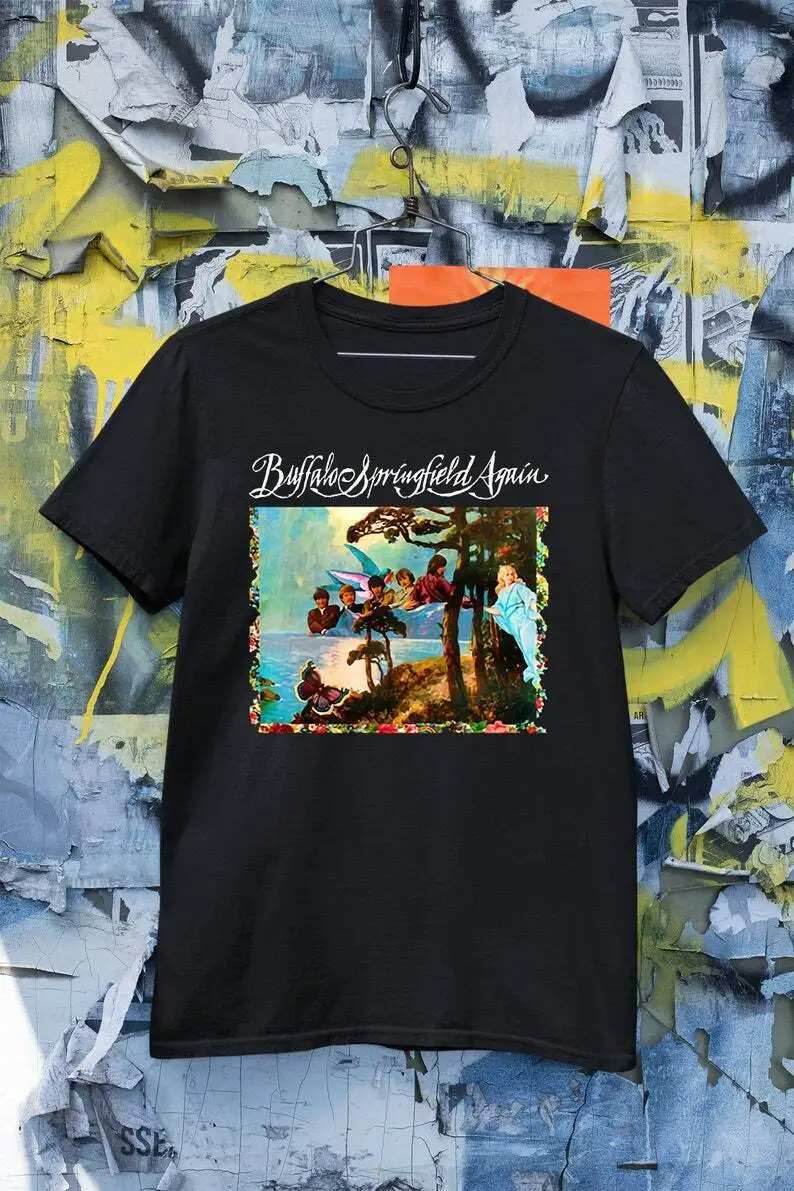 Футболка на день рождения с логотипом Buffalo Спрингфилда TE3007