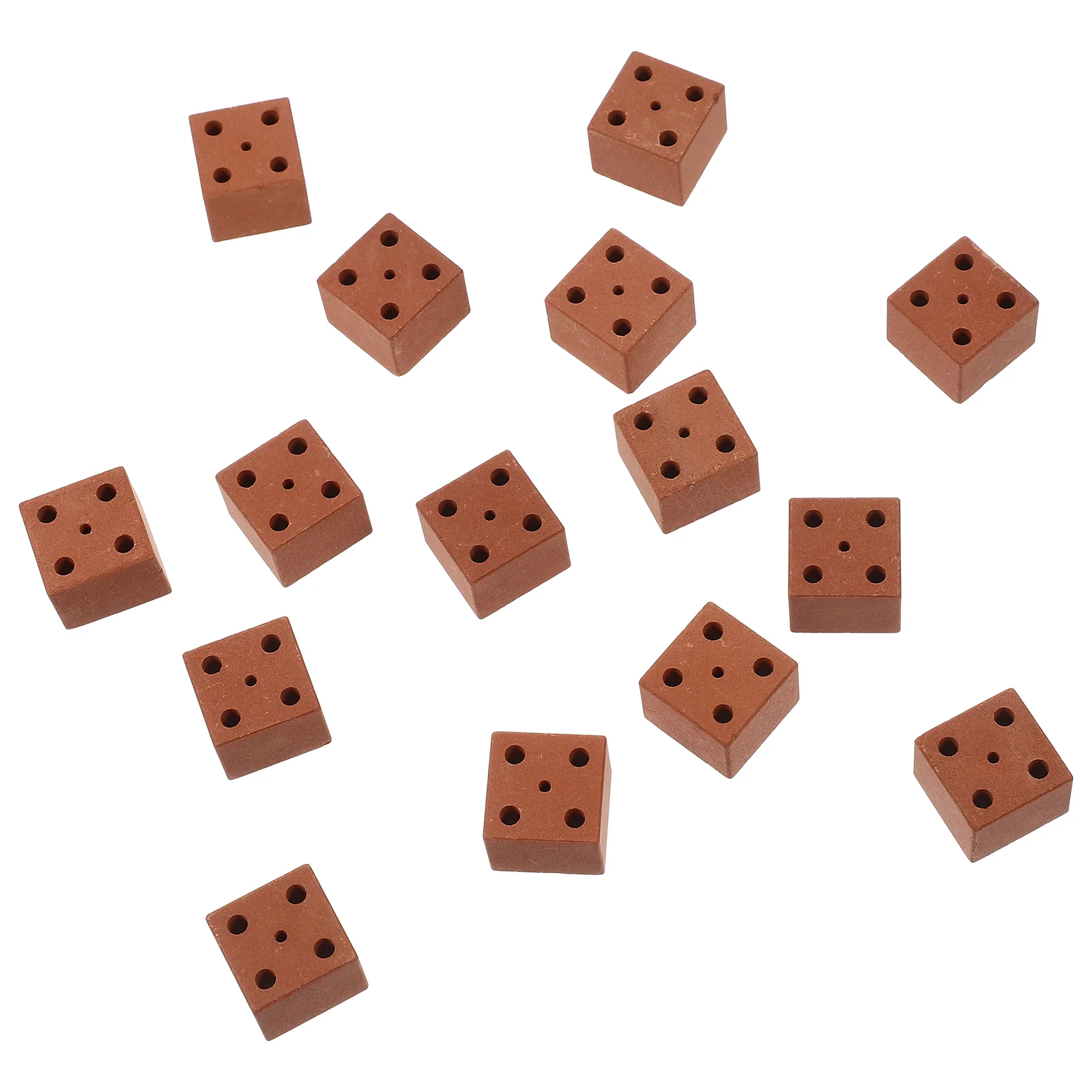 

20Pcs Miniature Bricks Miniature Ornament Simulation Bricks Decor Mini Bricks Micro Landscape Prop