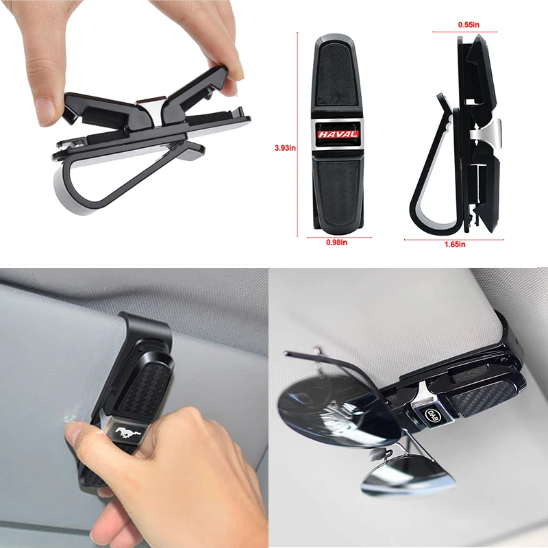 

Universal Car Auto Sun Visor Glasses Box Sunglasses Clip for Volvo V50 Fh Truck S60 S40 Xc70 C30 Xc60 S80 V40 Xc90 Accessories
