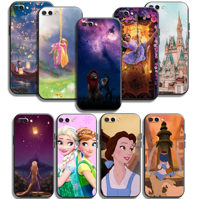 

Disney Princess Phone Cases For Huawei Honor Y6 Y7 2019 Y9 2018 Y9 Prime 2019 Y9 2019 Y9A Soft TPU Back Cover Funda Coque